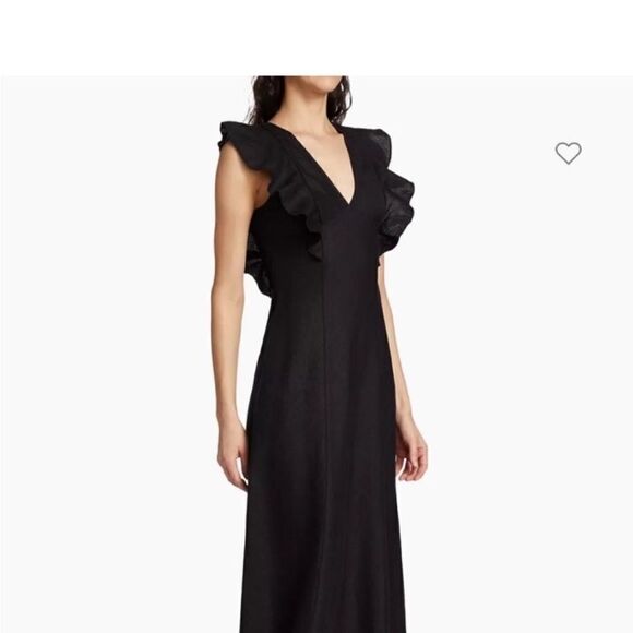 NWT Rails Constance Linen Flutter
Sleeve Midi Dress Medium $268 - Picture 4 of 6